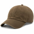 Baseballkappe Einheitsgröße Textil-Twill Khaki für Alltag mit gebogenem Schirm
