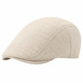 Schiebermütze Einheitsgröße Beige aus Textilgewebe im klassischen Stil