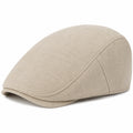Schiebermütze Einheitsgröße aus Textil Beige für Alltag klassischer Stil