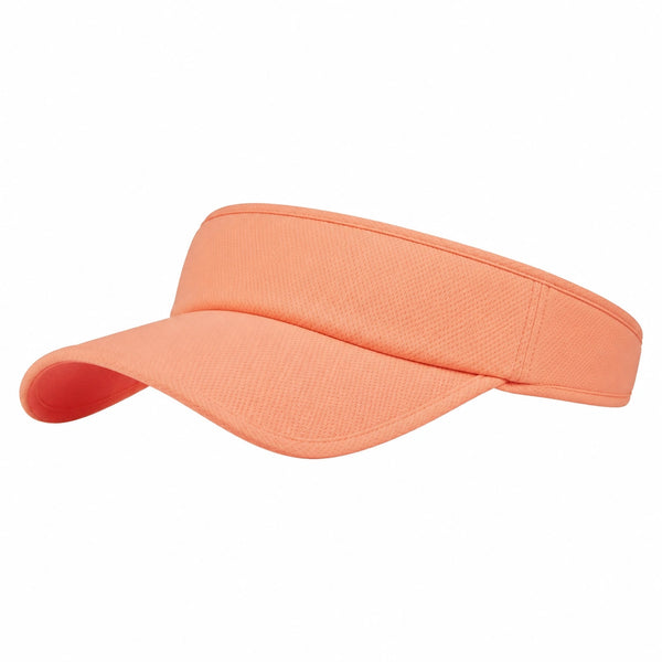 Sonnenschild Einheitsgröße aus strukturiertem Textil in Koralle für Alltag und Sport